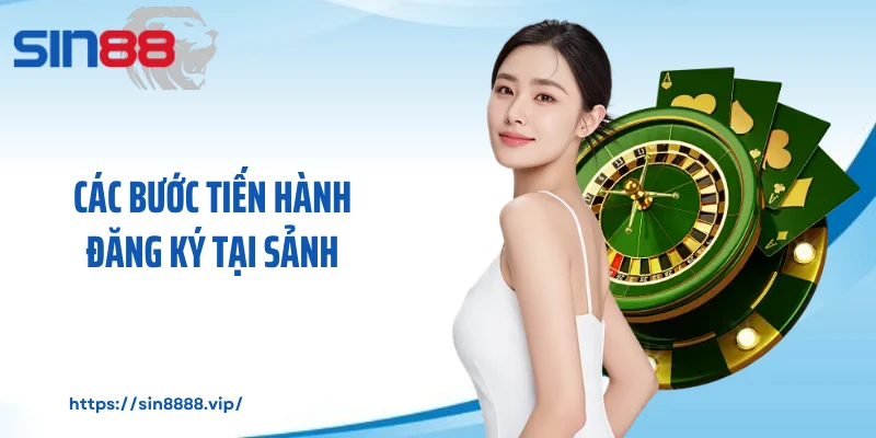 Các bước tiến hành đăng ký tại sảnh