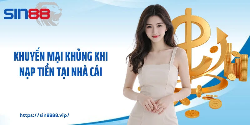 Khuyến mại khủng khi nạp tiền tại nhà cái