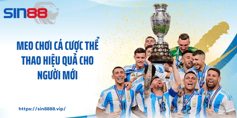 Meo chơi cá cược thể thao hiệu quả cho người mới