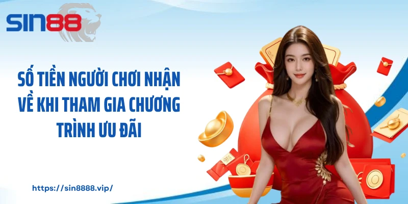 Số tiền người chơi nhận về khi tham gia chương trình ưu đãi